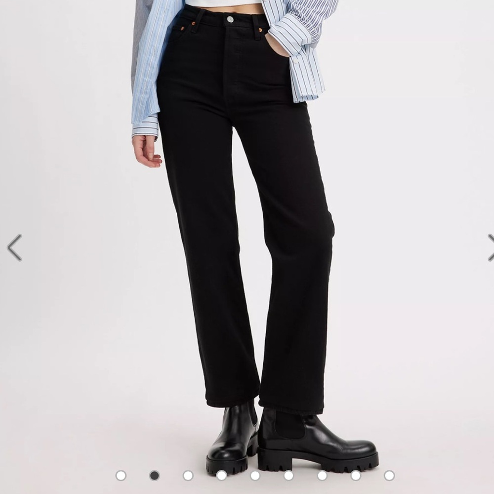 Levis Ribcage Straight Ankle Jeans